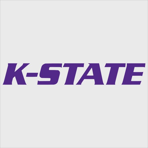 College Wall Decals - College Team Logos - Kansas State Wildcats Wordmark