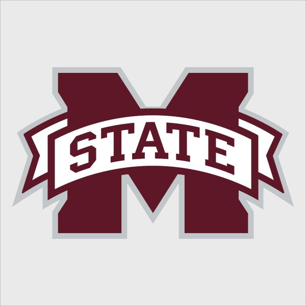 College Wall Decals - College Team Logos - Mississippi State Bulldogs Logo