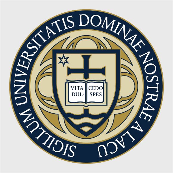 College Wall Decals - College Team Logos - University of Notre Dame Seal Colored