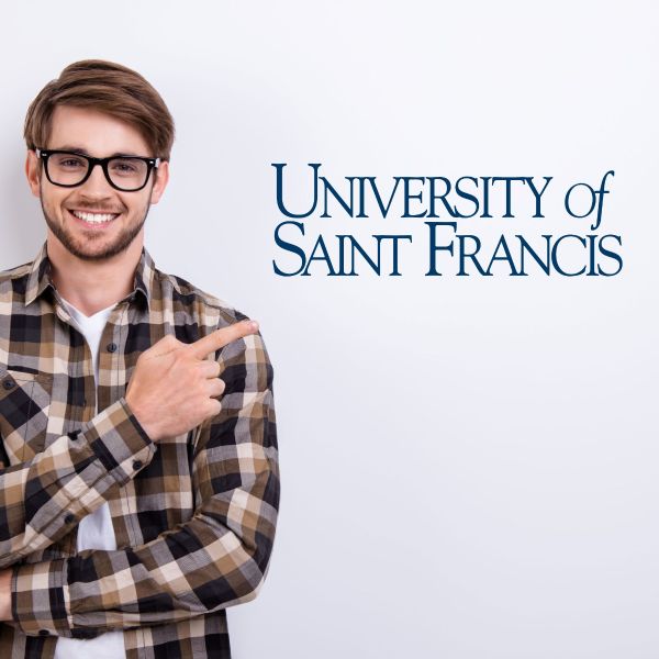 College Wall Decals - College Team Logos - University of St Francis Wordmark