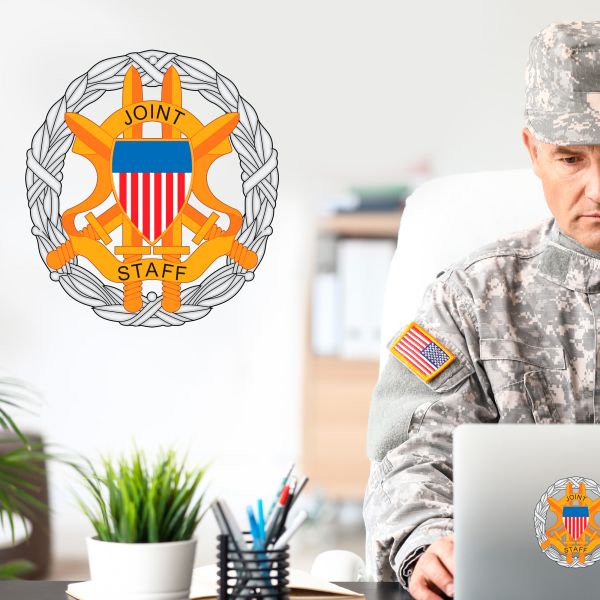 Military Wall Decals - Military Laptop Decal - Joint Staff