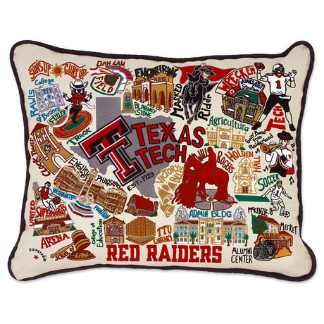 NCAA Throw Pillow - Texas Tech Red Raiders