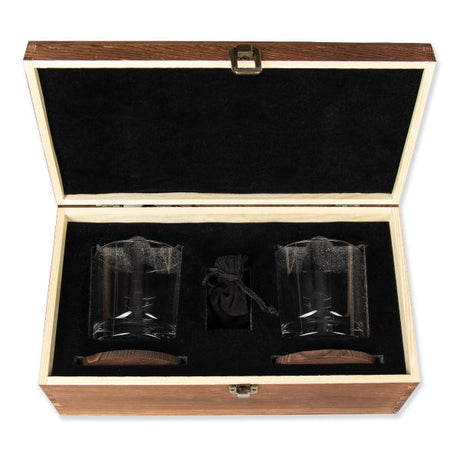 Custom Engraved Bucks Basketball Net - Basketball Fanatic Gift Ideas - Personalized Whiskey Glasses In Wood Gift Box