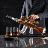 Rifle Whiskey Decanter Set with Whiskey Glasses