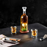 Golf Whiskey Decanter Set with 3D Golf Ball Design