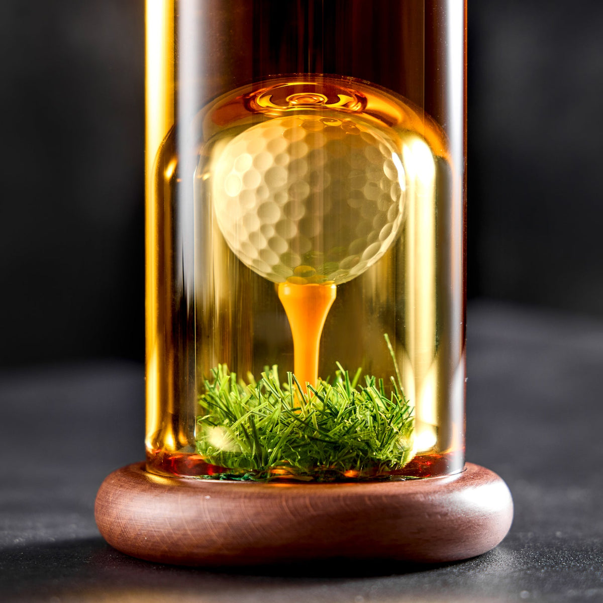 Golf Whiskey Decanter Set with 3D Golf Ball Design