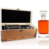 Custom Engraved MILF Man I Love Fishing - Personalized Whiskey Decanter In Wood Gift Box