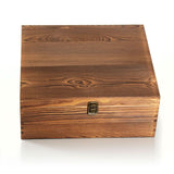 Custom Engraved Police Badges  - Personalized Whiskey Decanter Set In Wood Gift Box - New Jersey State Police Patch