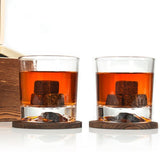 Custom Engraved West Ham United Football Club - Personalized Whiskey Glasses In Wood Gift Box