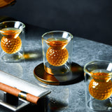 Golf Ball Shot Glasses with 3D Golf Ball Design