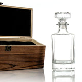 Custom Engraved Heat Basketball Net - Basketball Fanatic Gift Ideas - Personalized Whiskey Decanter In Wood Gift Box
