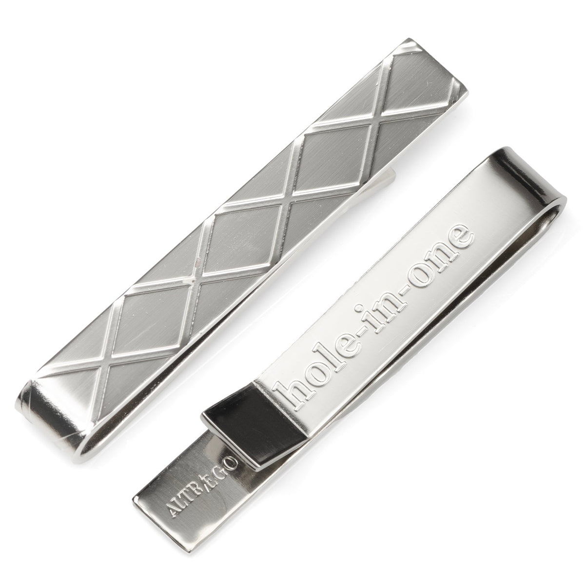 Golf Hole-In-One Hidden Message Tie Bar – Golf Tie Clip for Men