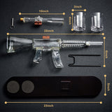 Rifle Whiskey Decanter Set with Whiskey Glasses