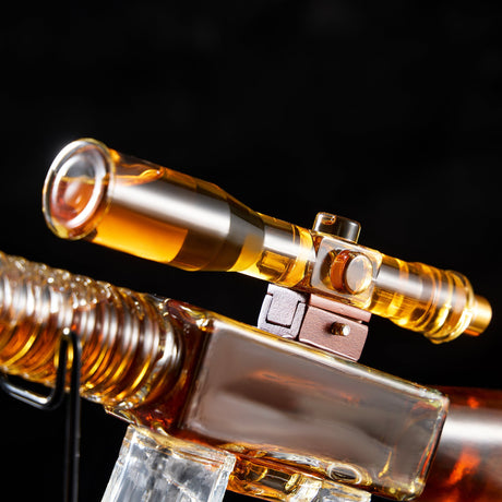 Rifle Whiskey Decanter Set with Whiskey Glasses