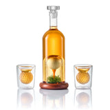 Golf Whiskey Decanter Set with 3D Golf Ball Design
