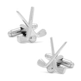Golf Clubs Cufflinks for Men – Golf Lover Dress Shirt Accessories