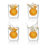 Golf Ball Shot Glasses with 3D Golf Ball Design