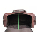 The Richardson Buffalo Leather Duffle Bag | Handmade Vintage Weekender Travel Bag for Men