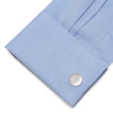 Personalized Baseball Cufflinks – Engravable Stainless Steel Baseball Cuff Links