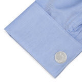 Golf Fore Silver Cufflinks for Men – Golfer Dress Shirt Accessories