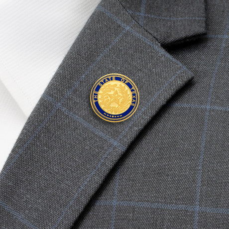 State of Texas Seal Lapel Pin