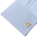 NFL New Orleans Saints Retro Helmet Cufflinks