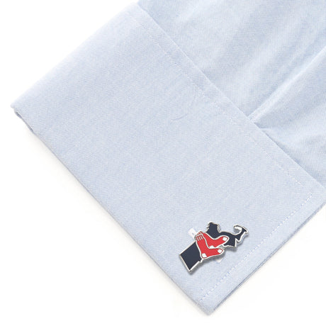 MLB Boston Red Sox State Shaped Cufflinks