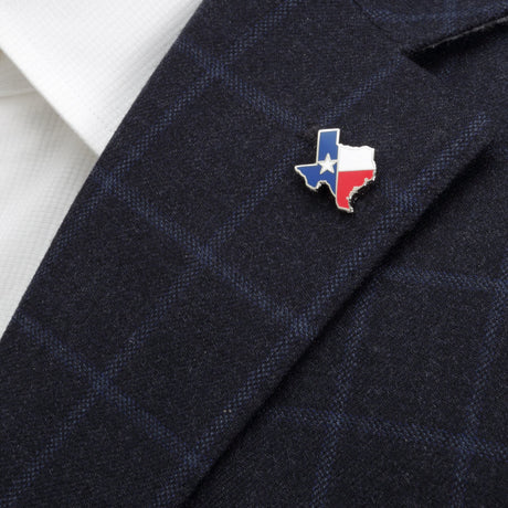Texas Flag Lapel Pin – Texas State Flag Enamel Suit Jacket Pin