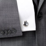 NCAA Wofford College Terrier Mascot Cufflinks