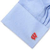 NCAA University of Wisconsin Badgers Cufflinks