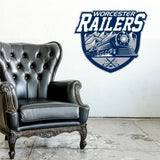 Hockey Wall Decals - Hockey Team Logos - Worcester Railers