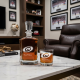 Personalized Hockey Carolina Hurricanes - Custom Crown Decanter Set - Hockey Fanatic Gift Ideas