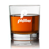 Engraved Philadelphia Phillies Rocks Glass - Personalized Whiskey Glasses - Man Cave Gift Ideas - Gifts For Him - Baseball Fanatics - 2pcs