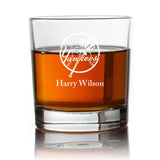 Engraved Yankees Rocks Glass - Personalized Whiskey Glasses - Man Cave Gift Ideas - Gifts For Him - Baseball Fanatics - 2pcs
