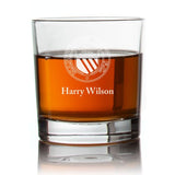 Engraved Manchester City Rocks Glass - Personalized Whiskey Glasses - Man Cave Gift Ideas - Gifts For Him - Soccer Fanatics - 2pcs