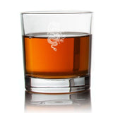 Engraved Dragon Rocks Glass - Personalized Whiskey Glasses - Man Cave Gift Ideas - Gifts For Him - 2pcs