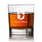 Engraved Airborne Rocks Glass - Personalized Whiskey Glasses - Man Cave Gift Ideas - Gifts For Him - 2pcs