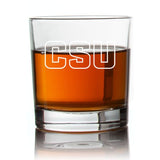 Engraved Colorado State Rams Rocks Glass - Personalized Whiskey Glasses - Man Cave Gift Ideas - Gifts For Him - 2pcs