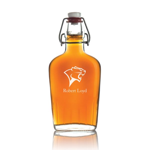 Personalized Chicago State Cougars Logo Flask - Football Fanatic Gift Ideas - Personalized Whiskey Flask