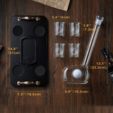 Golf Whiskey Decanter Set with Golf Club Design