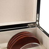 Custom Engraved Alpha Kappa Psi - Personalized Whiskey Decanter Set In Cherry Wood Gift Box