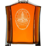 Custom Engraved Police Badges  - Custom Crown Decanter Set - LA Captain Police Badge