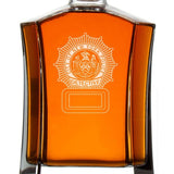 Custom Engraved Police Badges  - Custom Crown Decanter Set - City of New York Police Detective Badge