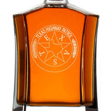 Custom Engraved Police Badges  - Custom Crown Decanter Set - Texas Highway Patrol Badge