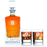 Personalized Kiwanis International - Personalized Excalibur Decanter Set with Whiskey Glasses
