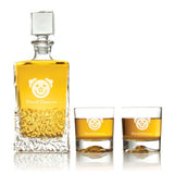 Custom Engraved Funny Joker Design - Personalized Excalibur Decanter Set with Whiskey Glasses