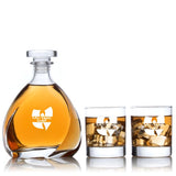 Engraved Wu-Tang Clan - Personalized Madison Decanter Set with Old Fashioned Whiskey Glasses