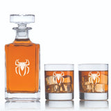 Spiderman - Classic Decanter Set - Superhero Theme Decanter Set