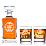 Engraved Philadelphia Union - Major League Soccer - Personalized Classic Decanter Set with Old Fashioned Whiskey Glasses