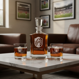 Personalized Engraved St. Louis City FC - Major League Soccer - Custom Crown Decanter Set - Soccer Fanatic Gift Ideas
